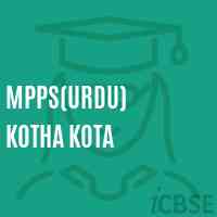 Mpps(Urdu) Kotha Kota Primary School Logo
