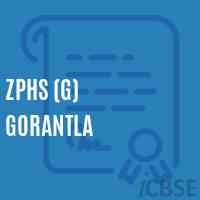Zphs (G) Gorantla Secondary School Logo