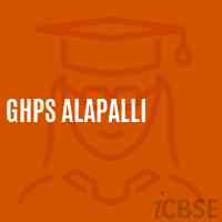 Ghps Alapalli Middle School Logo
