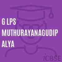 G Lps Muthurayanagudipalya Primary School Logo