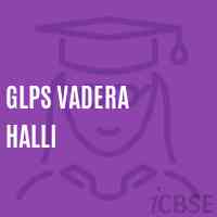 Glps Vadera Halli Primary School Logo