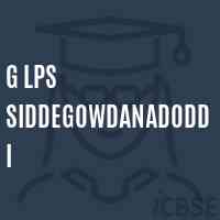 G Lps Siddegowdanadoddi Primary School Logo