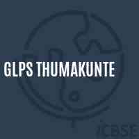 Glps Thumakunte Primary School Logo