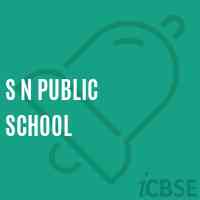 S N Public School Logo