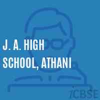 J. A. High School, Athani Logo