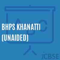 Bhps Khanatti (Unaided) Middle School Logo