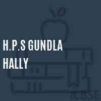 H.P.S Gundla Hally Middle School Logo