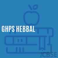 Ghps Hebbal Middle School Logo