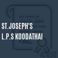 St.Joseph'S L.P.S Koodathai Primary School Logo