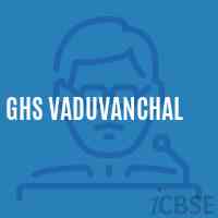 Ghs Vaduvanchal Senior Secondary School Logo