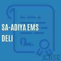 Sa-Adiya Ems Deli Senior Secondary School Logo