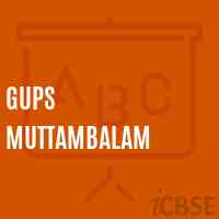 Gups Muttambalam Middle School Logo