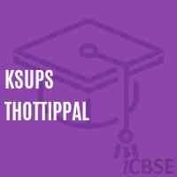 Ksups Thottippal Middle School Logo