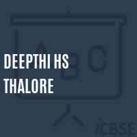 Deepthi Hs Thalore High School Logo