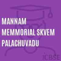 Mannam Memmorial Skvem Palachuvadu Middle School Logo