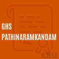 Ghs Pathinaramkandam Senior Secondary School Logo
