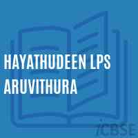 Hayathudeen Lps Aruvithura Primary School Logo