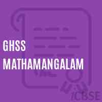 Ghss Mathamangalam High School Logo