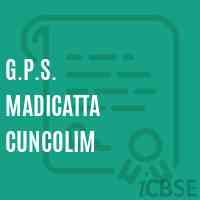 G.P.S. Madicatta Cuncolim Primary School Logo