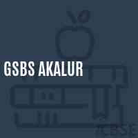 Gsbs Akalur Middle School Logo