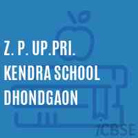 Z. P. Up.Pri. Kendra School Dhondgaon Logo