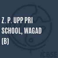 Z. P. Upp Pri School, Wagad (B) Logo