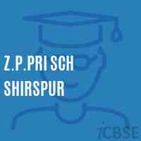 Z.P.Pri Sch Shirspur Primary School Logo