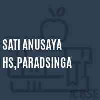 Sati Anusaya Hs,Paradsinga Secondary School Logo