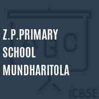 Z.P.Primary School Mundharitola Logo