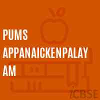 Pums Appanaickenpalayam Middle School Logo