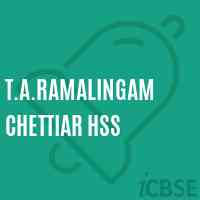 T.A.Ramalingam Chettiar Hss High School Logo