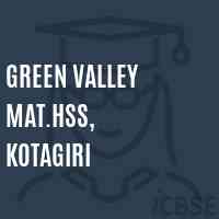 Green Valley Mat.Hss, Kotagiri Senior Secondary School Logo