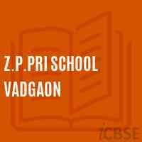 Z.P.Pri School Vadgaon Logo