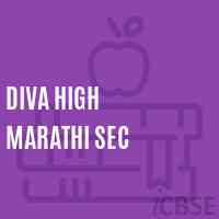 Diva High Marathi Sec High School Logo
