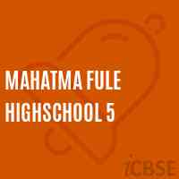 Mahatma Fule Highschool 5 Logo