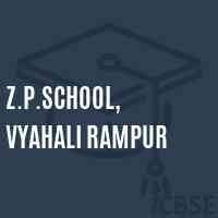 Z.P.School, Vyahali Rampur Logo