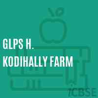 Glps H. Kodihally Farm Primary School Logo