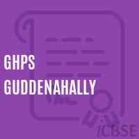 Ghps Guddenahally Middle School Logo