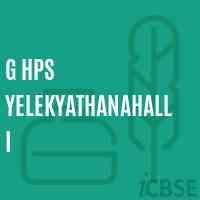 G Hps Yelekyathanahalli Middle School Logo