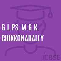 G.L.Ps. M.G.K. Chikkonahally Primary School Logo