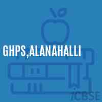 Ghps,Alanahalli Middle School Logo
