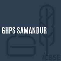 Ghps Samandur Middle School Logo