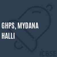 Ghps, Mydana Halli Middle School Logo