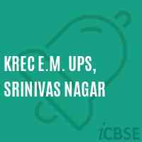 Krec E.M. Ups, Srinivas Nagar Middle School Logo