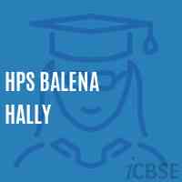Hps Balena Hally Middle School Logo