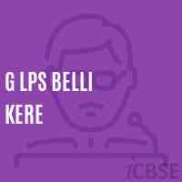 G Lps Belli Kere Primary School Logo