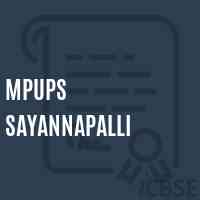 Mpups Sayannapalli Middle School Logo