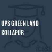 Ups Green Land Kollapur Middle School Logo