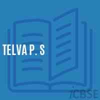 Telva P. S Middle School Logo