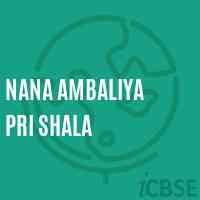 Nana Ambaliya Pri Shala Middle School Logo